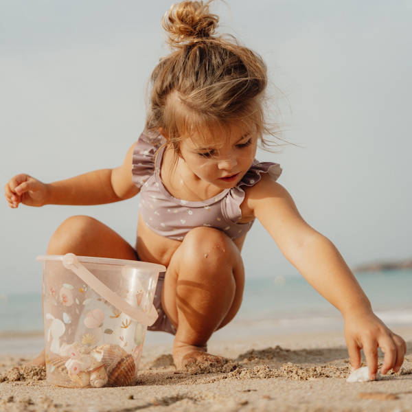 Little Dutch, Wiaderko przezroczyste różowe