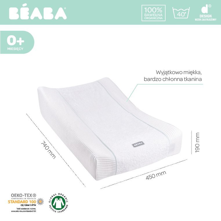 Beaba Pokrowiec na przewijak Sofalange White