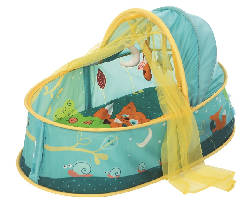 Łóżeczko Turystyczne Z Osłonką Lisek