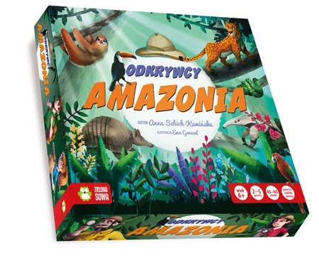 Gra Odkrywcy Amazonia - Rodzinna gra planszowa 7+