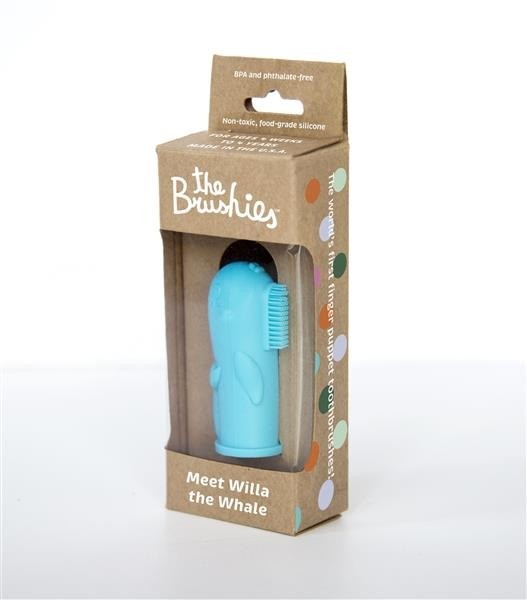 The Brushies Szczoteczka na palec Wieloryb WILLA 0+