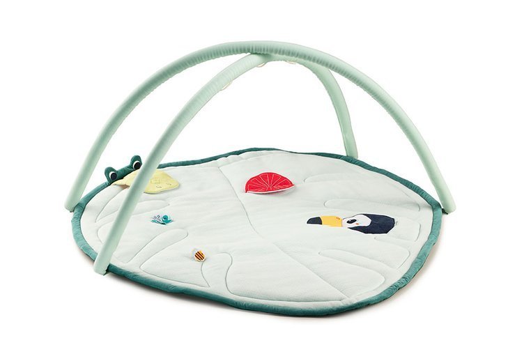 Lilliputiens Mata Edukacyjna Dżungla 0m+ z Pałąkami