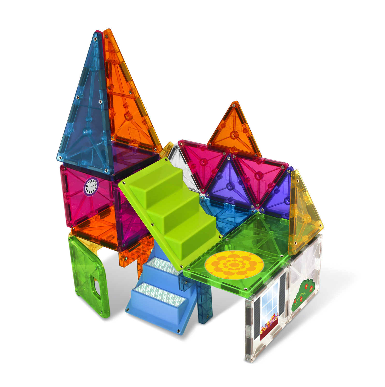 Magna-Tiles Klocki Magnetyczne House 28 el. 3+