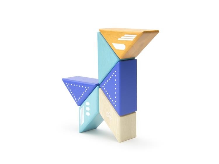 Tegu Klocki Magnetyczne Travel Pals 6szt Odrzutowiec 1+