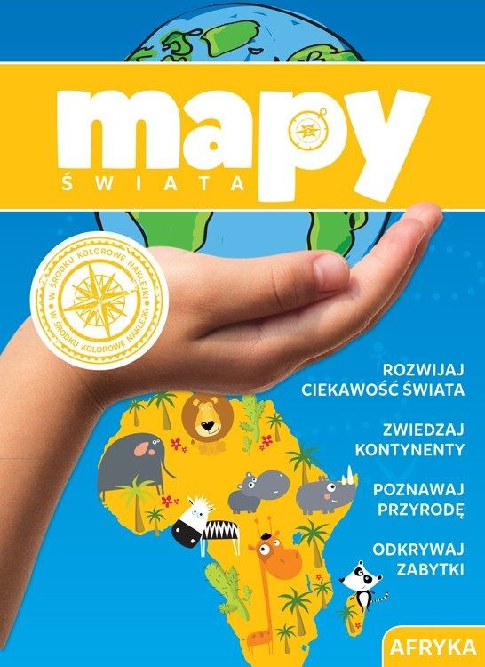 Dragon Mapy Świata Afryka Edukacyjna 1+