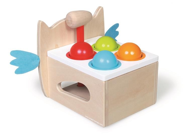 Scratch Toc-Toc Przebijanka Sowa 12m+