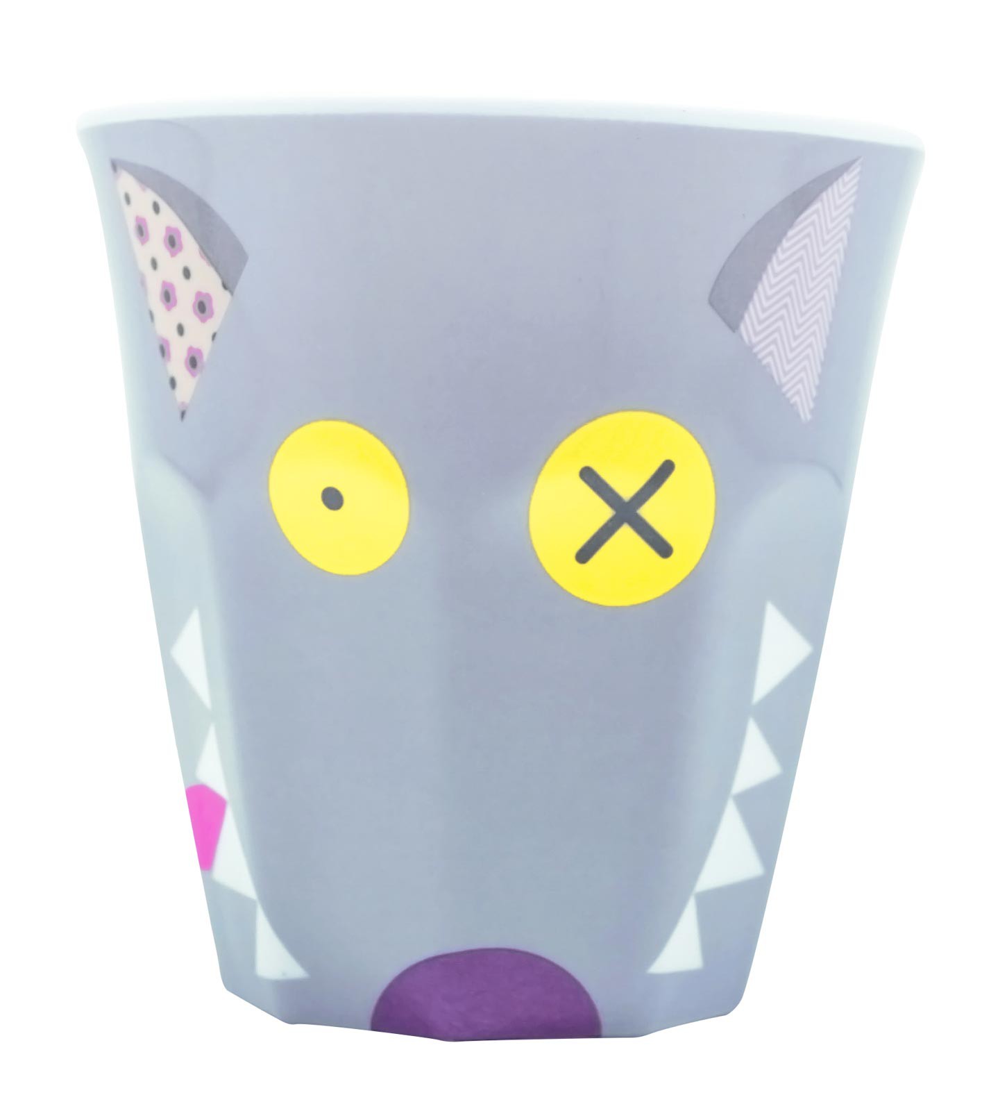 Les Deglingos Kubek Wilk Bigbos Melamina 9cm 1+