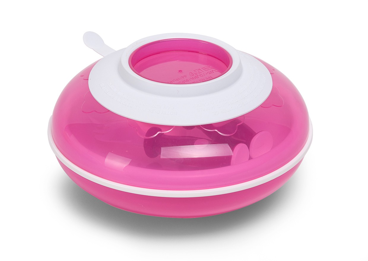 Childhome Termiczny Zestaw Obiadowy Różowy 12m+