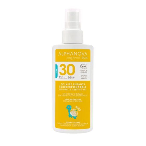 Alphanova Sun Bio Spray Przeciwsłoneczny SPF 30 dla Dzieci 1+