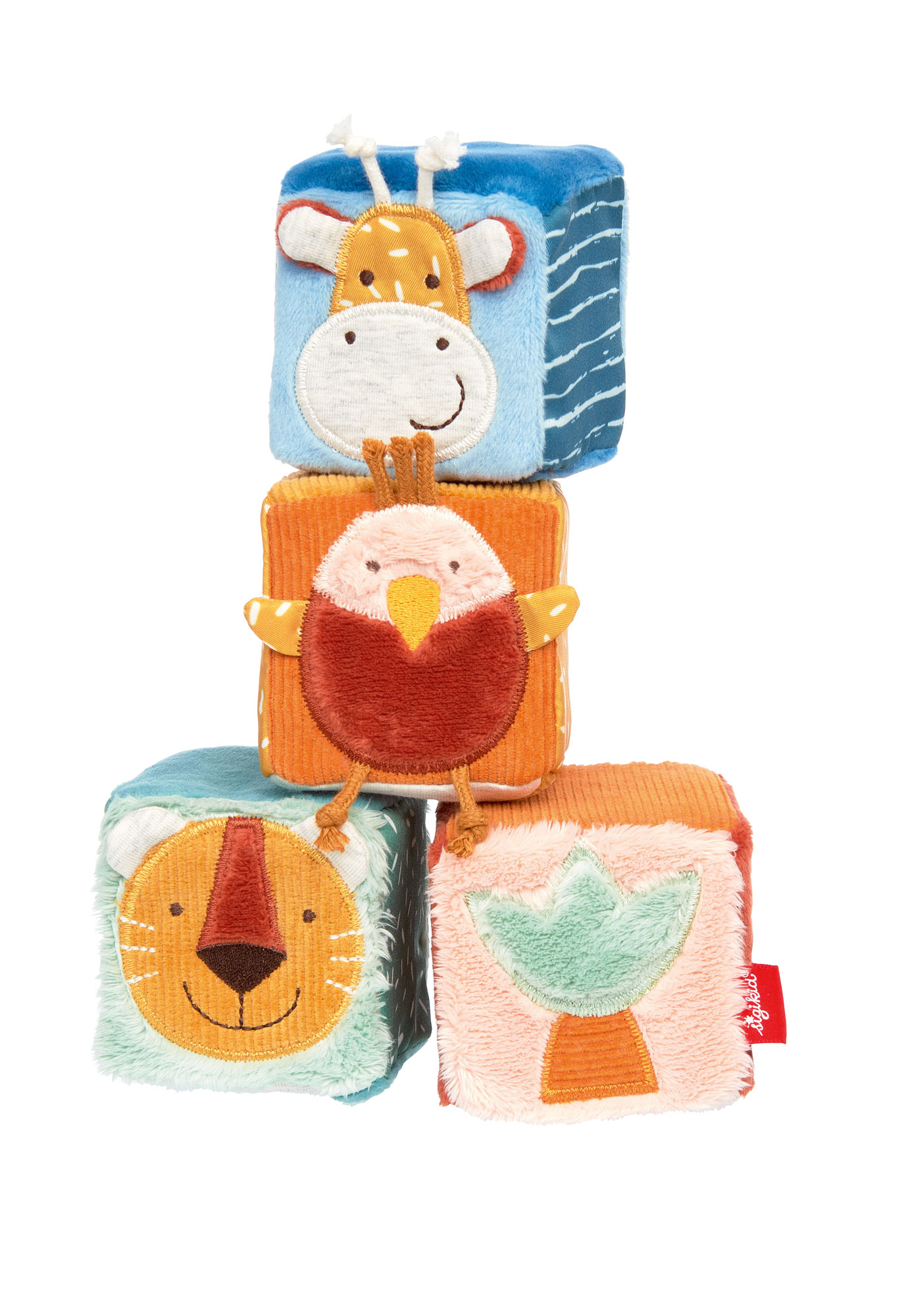 Zestaw miękkich kostek do zabawy – wielofunkcyjna zabawka rozwojowa – sigikid