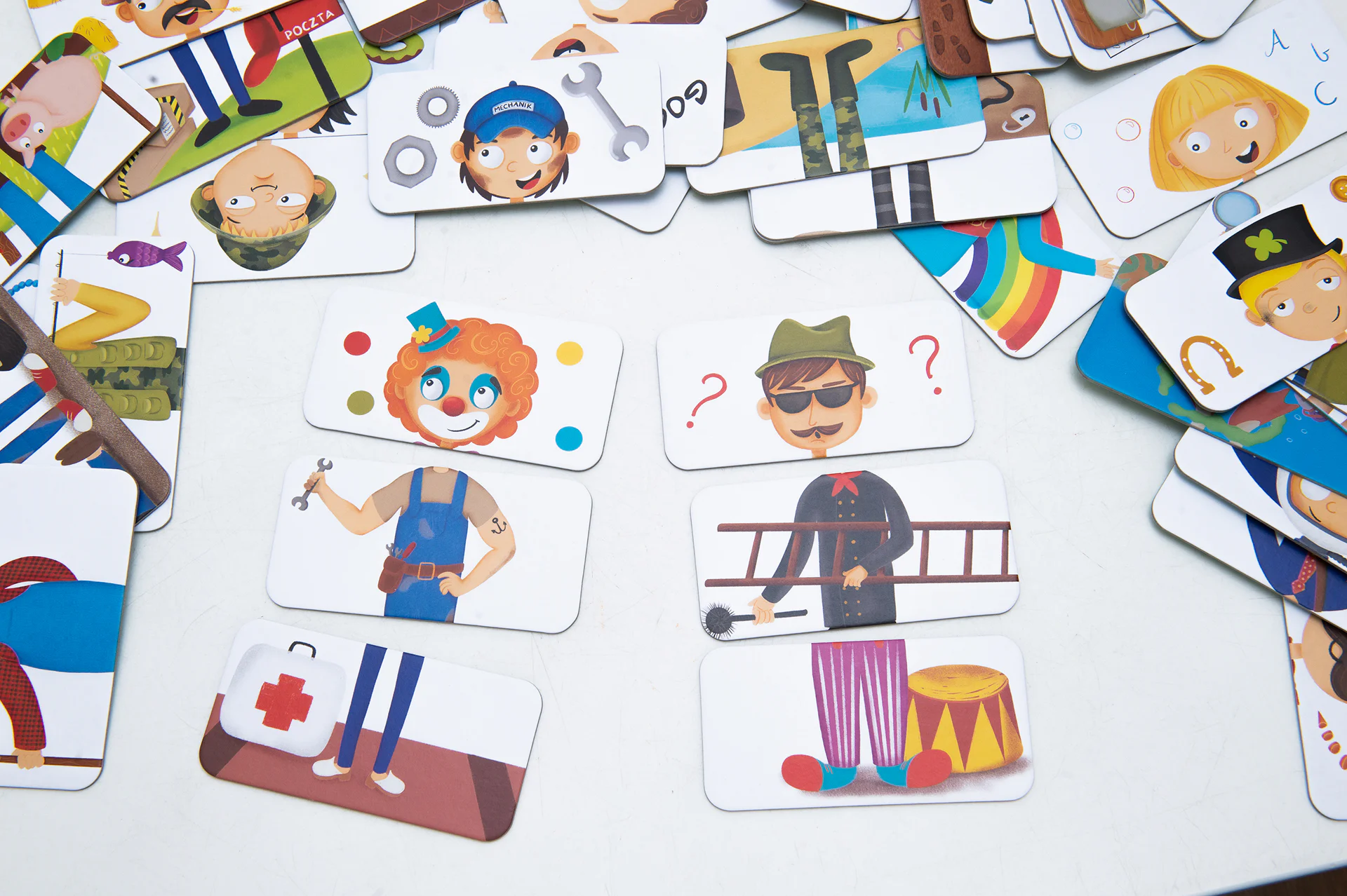 Tupi Drewniana Układanka Postacie Mix&Match Kreatywna 3+