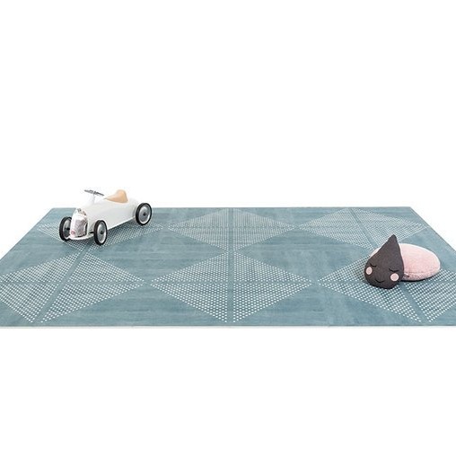 Toddlekind Mata Piankowa Puzzle Earth Marine Blue 0+ | Fabryka Wafelków