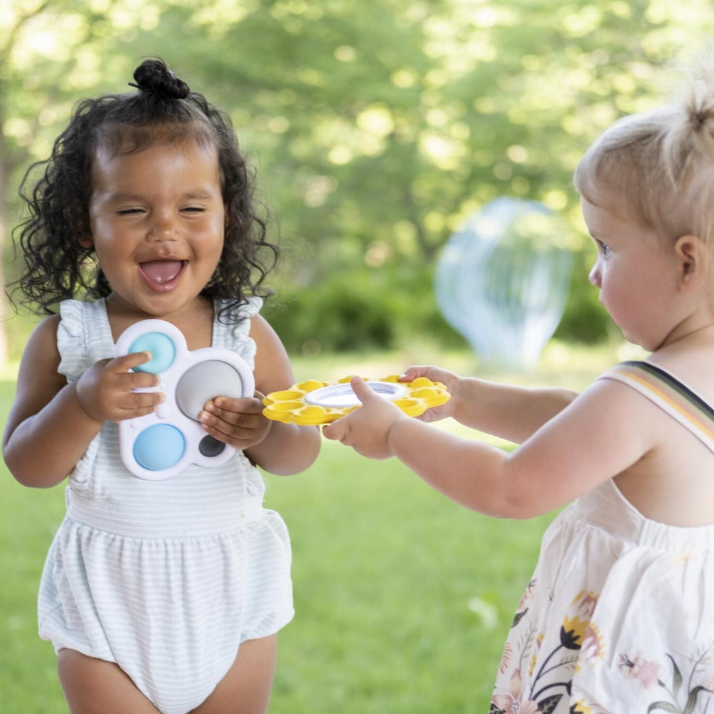 Fat Brain Toy, Bąbelki Dimpl Słoneczko i Chmurka