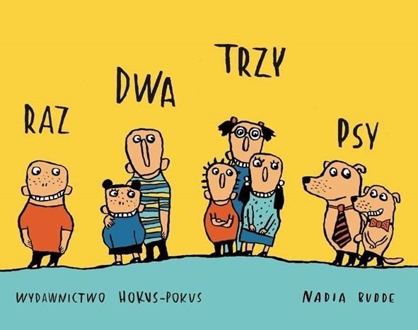 Nadia Budde Raz dwa trzy psy Książka Edukacyjna 2+