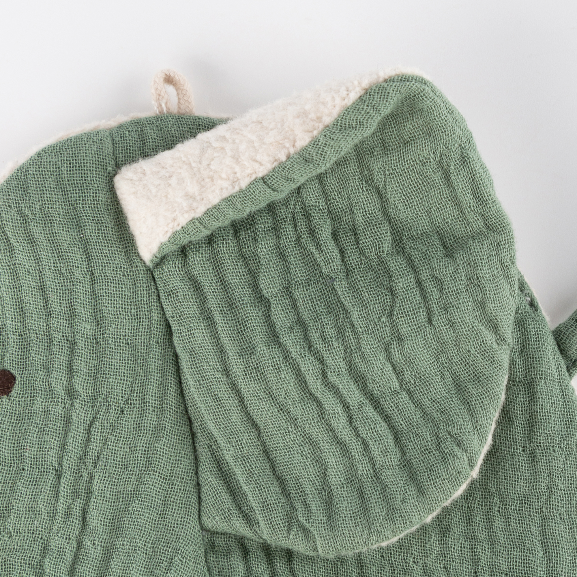 Przytulanka Komforter Muślinowy Słoń – szeleszczący słonik dla niemowląt sigikid