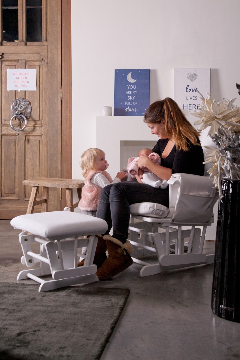 Childhome, Pokrowiec na fotel do karmienia biały