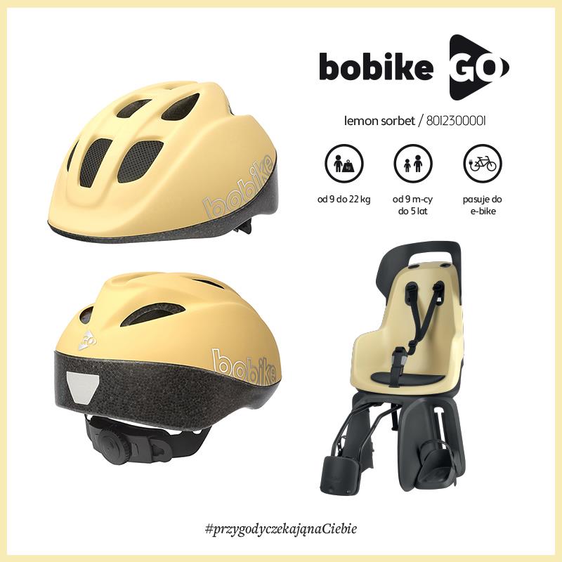 Bobike Kask dziecięcy Go  size S - LEMON