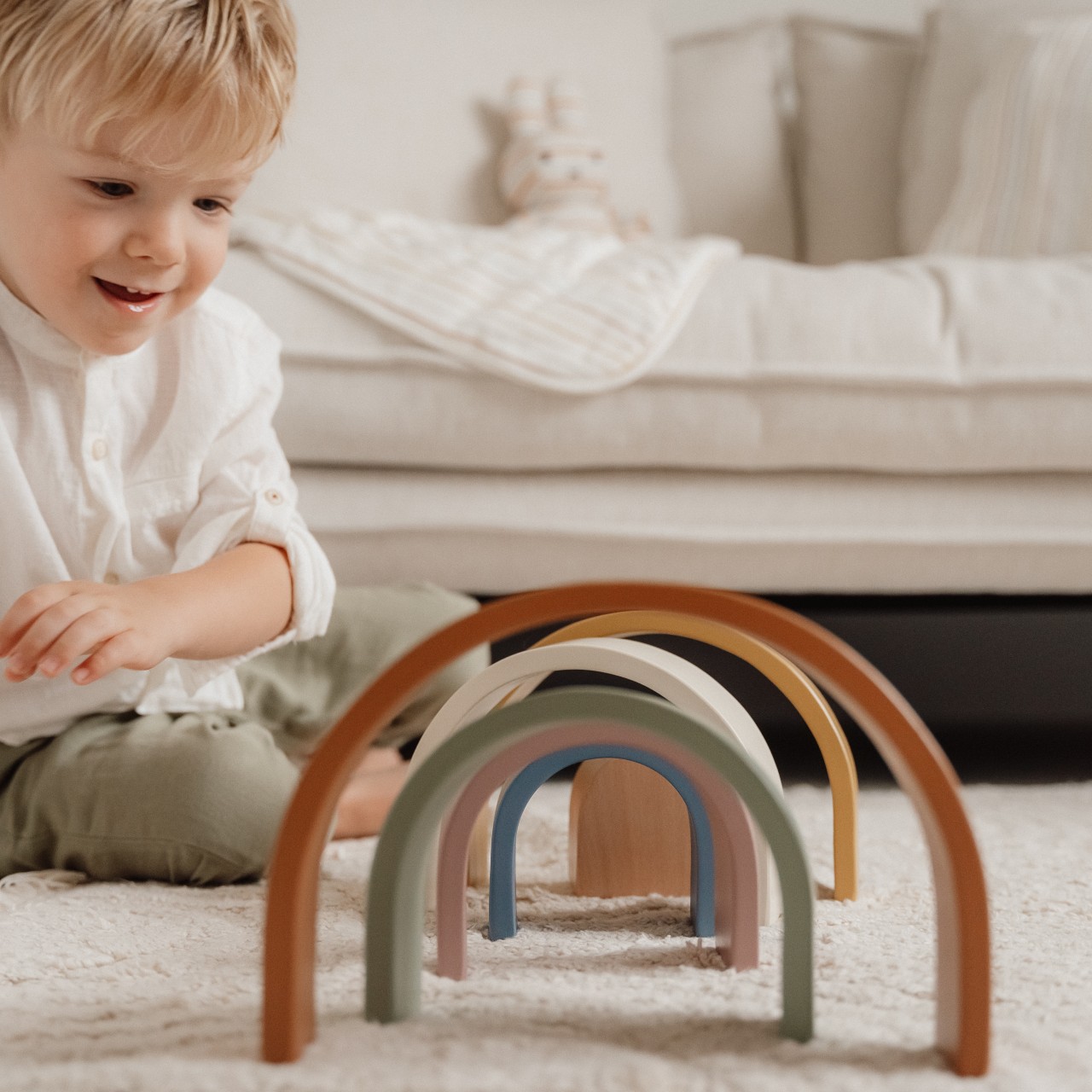 Little Dutch Tęcza Vintage 7el. Drewniana 1+