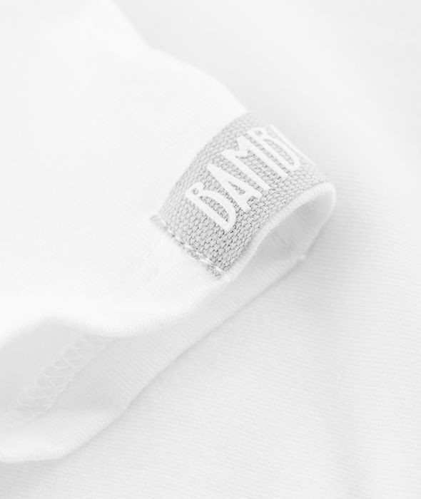 Bamboom Body Niemowlęce Bambus Organiczny Białe 9-12m