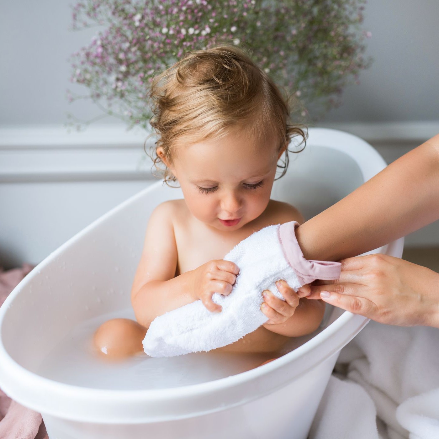 Poofi Myjka Kąpielowa Herbaciana Róża 21x11cm