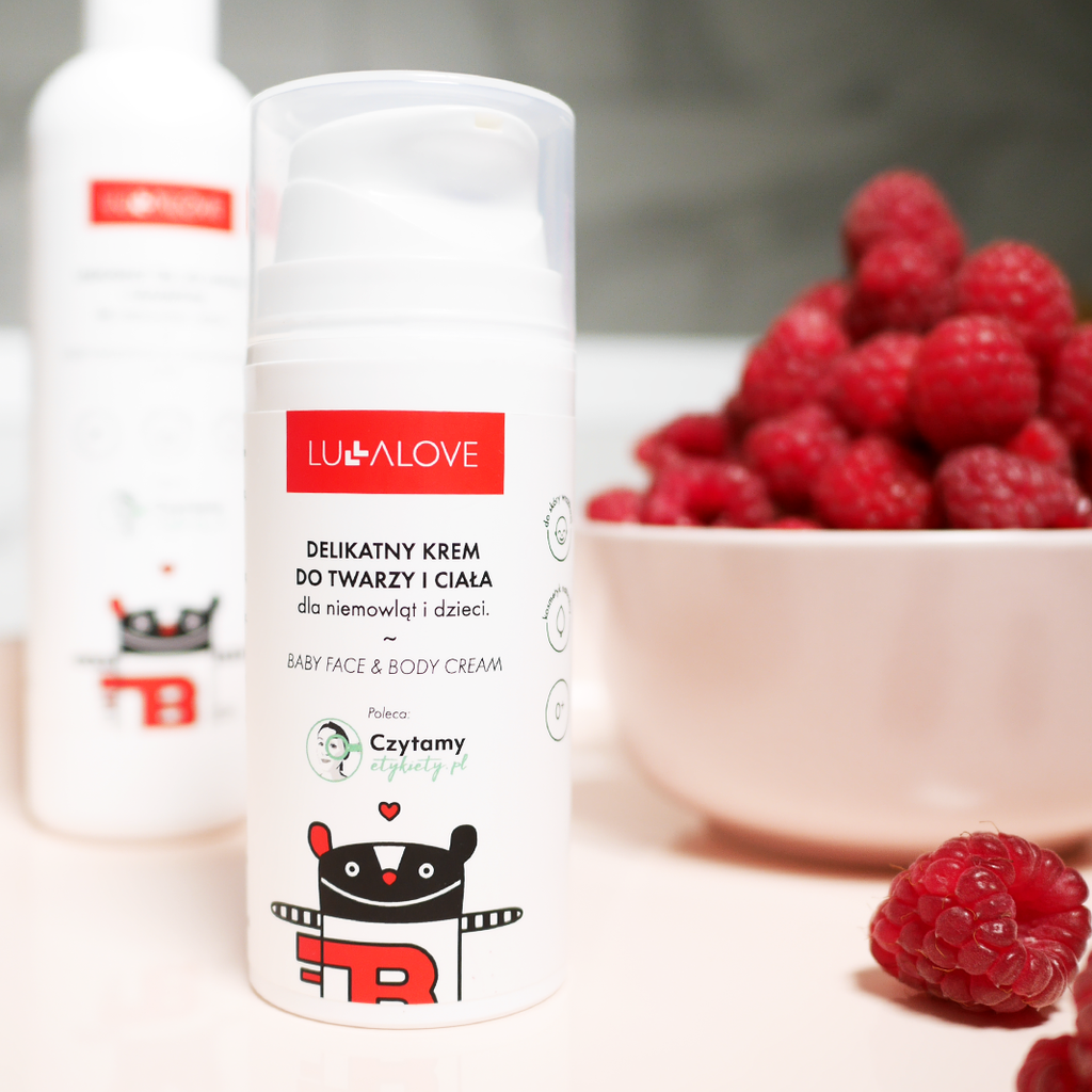 Lullalove, Delikatny krem do twarzy i ciała dla dzieci - 100 ml