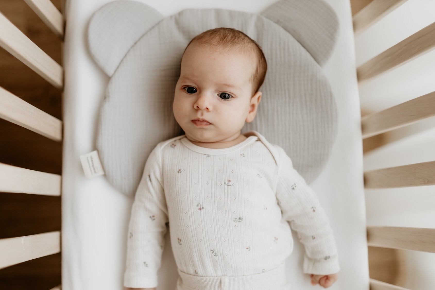 Sleepee Poduszka Muślinowa Misiowa Beżowa 0+