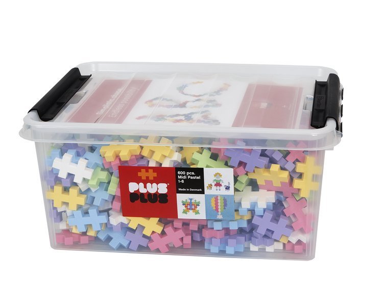 Plus-Plus Klocki Midi Pastel 600szt 1+