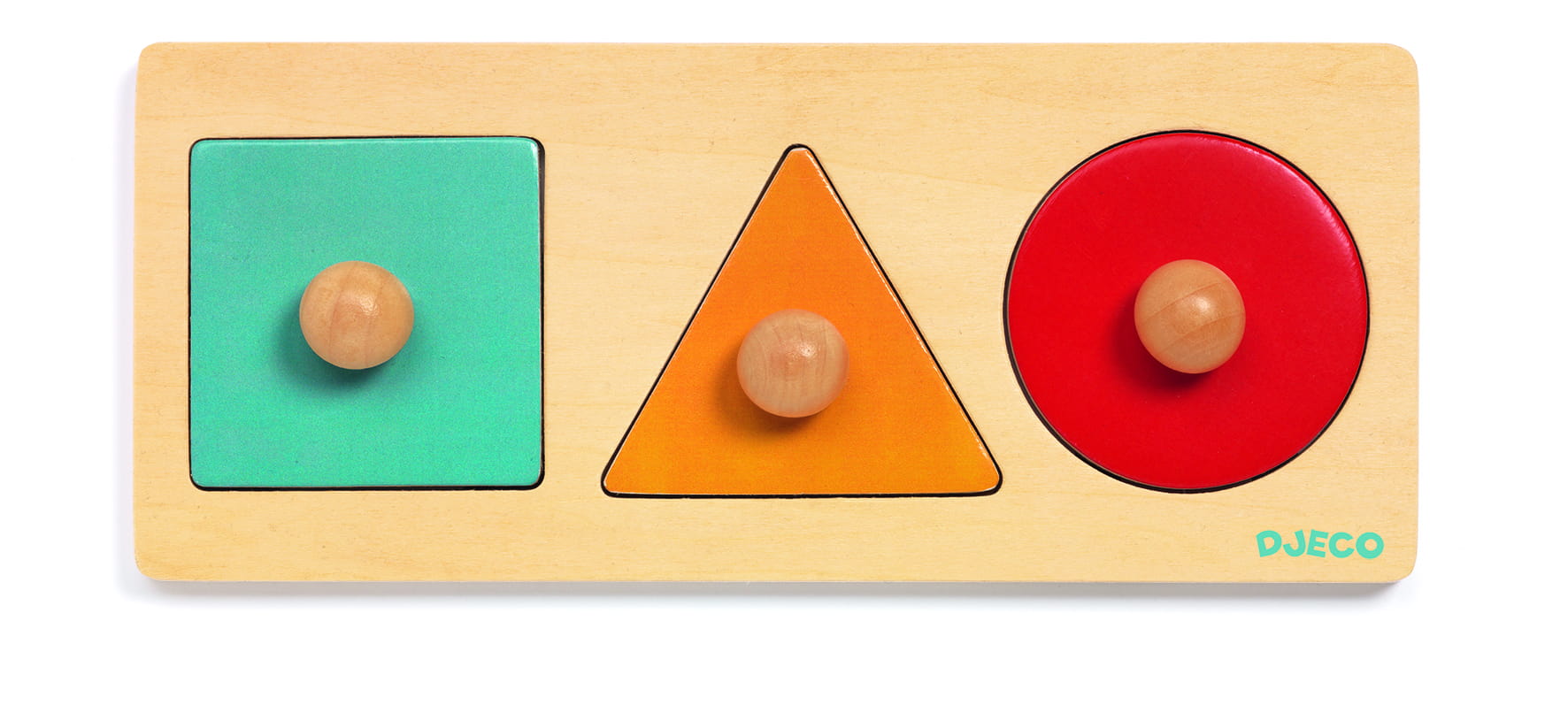 Djeco Układanka Drewniana z Uchwytami FORMA 12m+