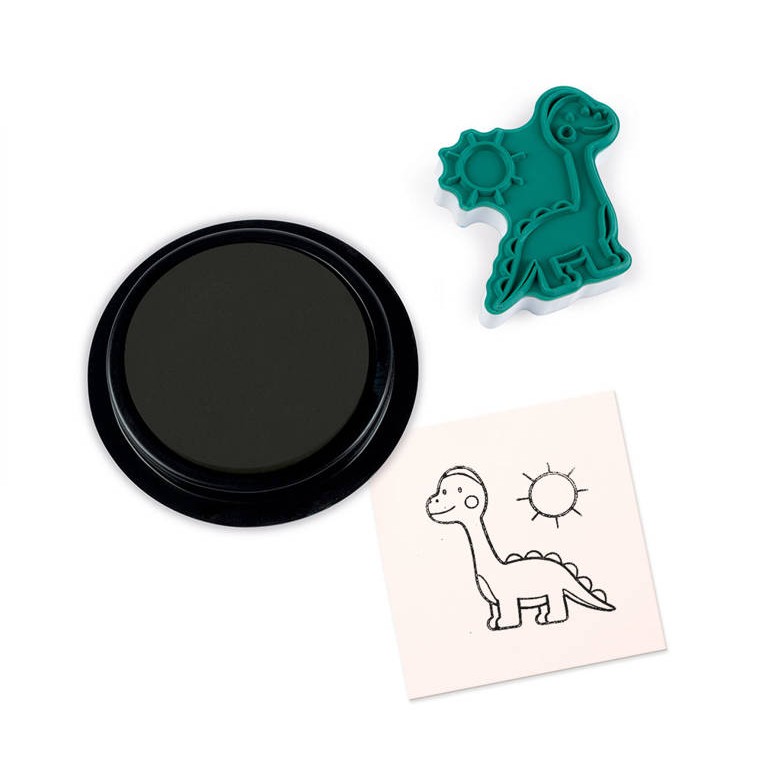 Janod Zestaw Kreatywny Stempelki Dinozaury 18m+