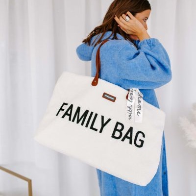 Childhome Torba Family Bag Teddy Bear White - Limitowana Edycja