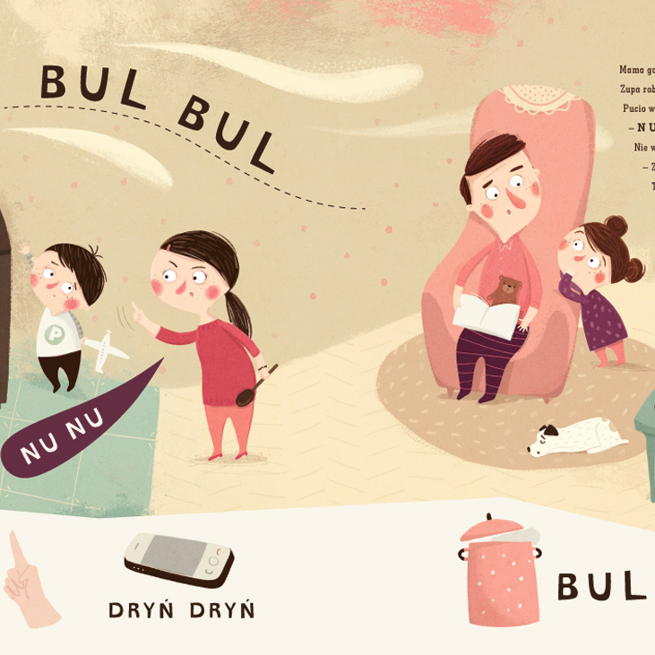 Pucio uczy się mówić. Zabawy dźwiękonaśladowcze 1+