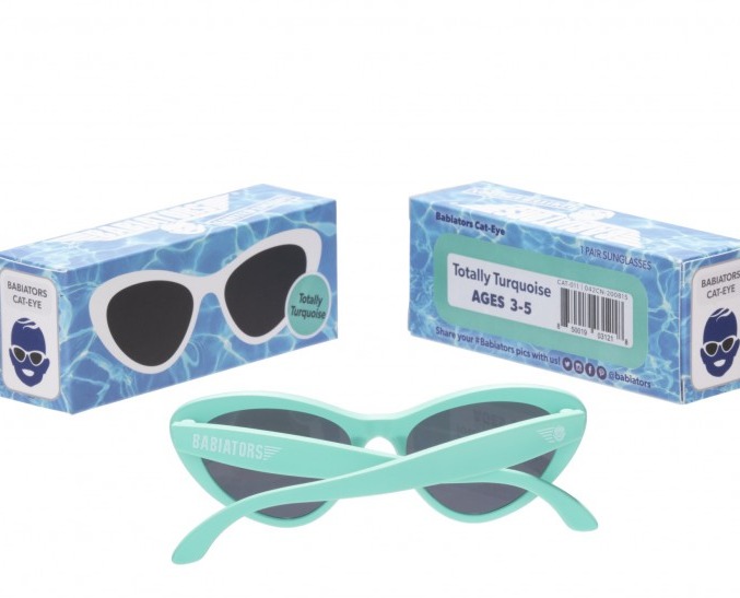Babiators, Okulary CatEye - Totally Turquoise 0-2lata
