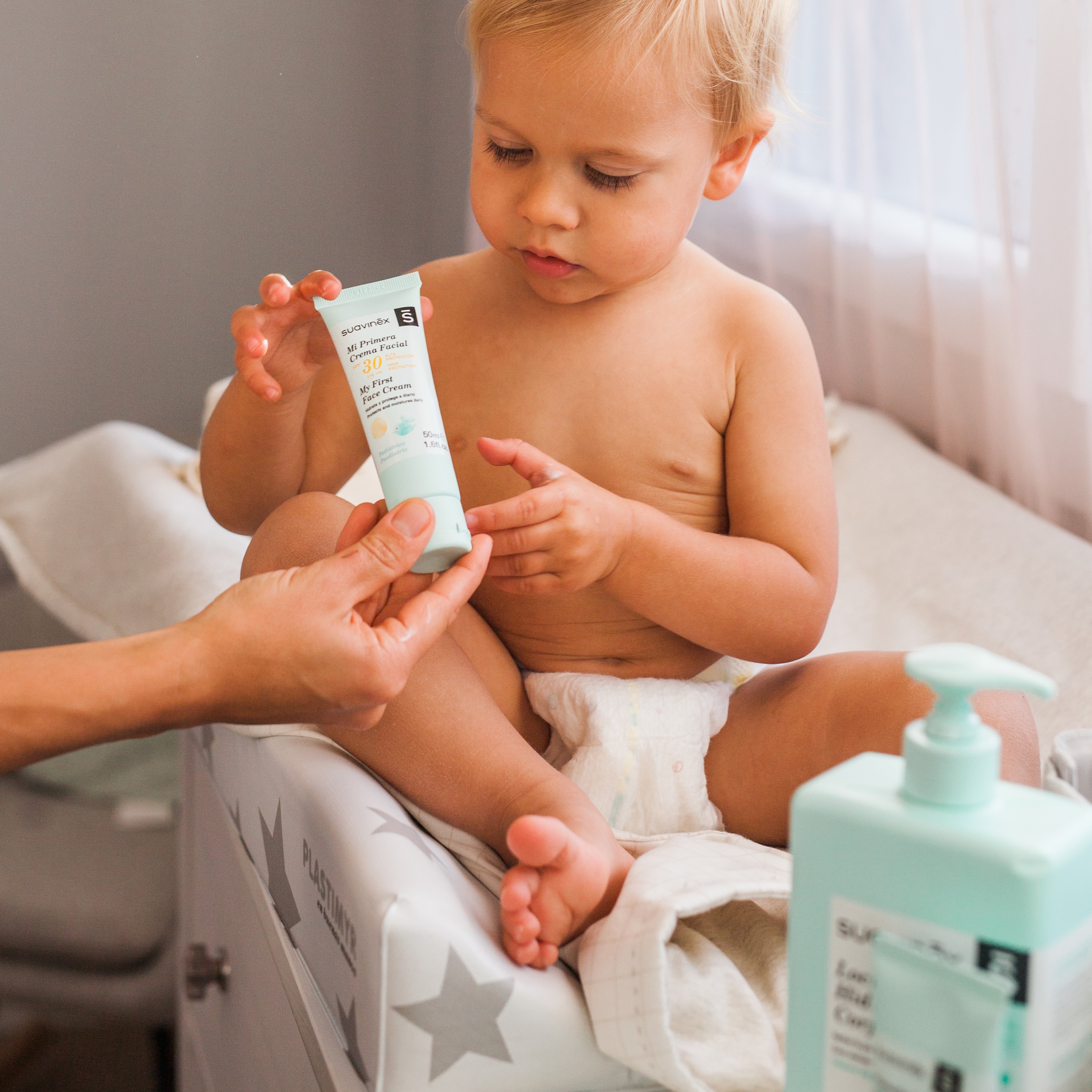 Suavinex Krem do twarzy dla dzieci z SPF 15 50ml