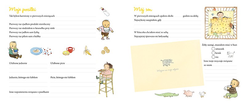 Pierwsza książka o mnie - Dziewczynka - Album pamiątkowy 0+