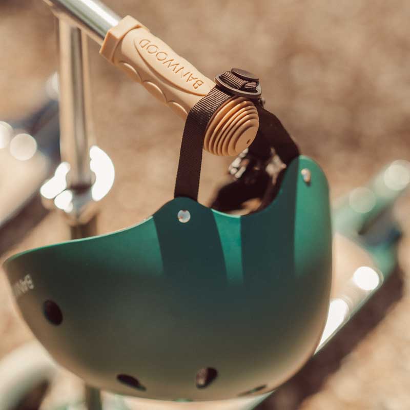 Banwood Kask Rowerowy Dziecięcy Zielony 3-7 lat