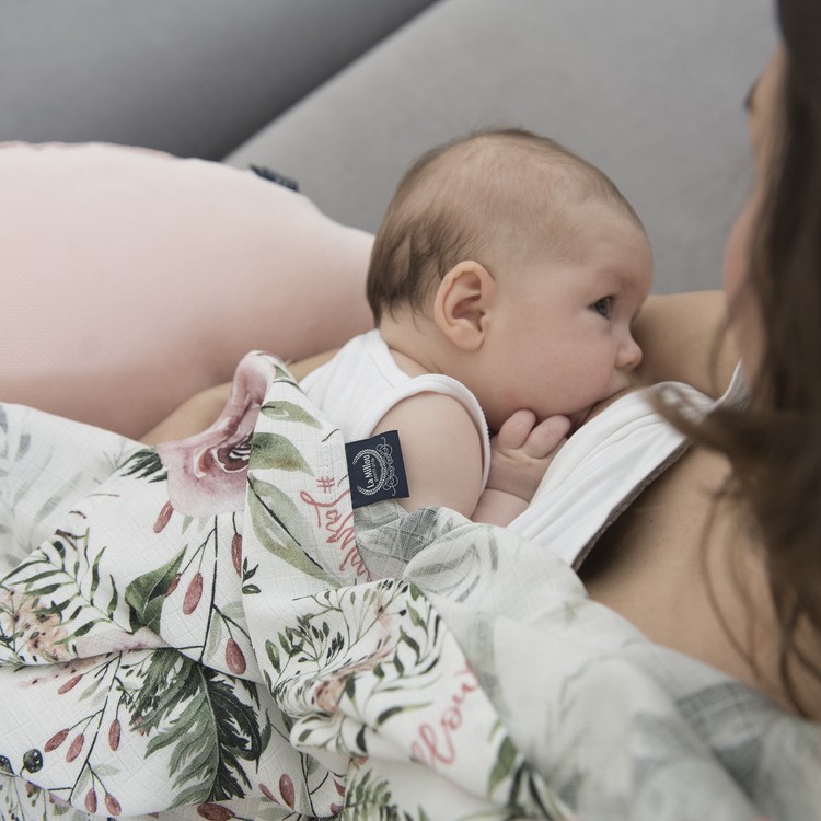 La Millou Kura Babci Dany Velvet Dove Blue | Poduszka do karmienia