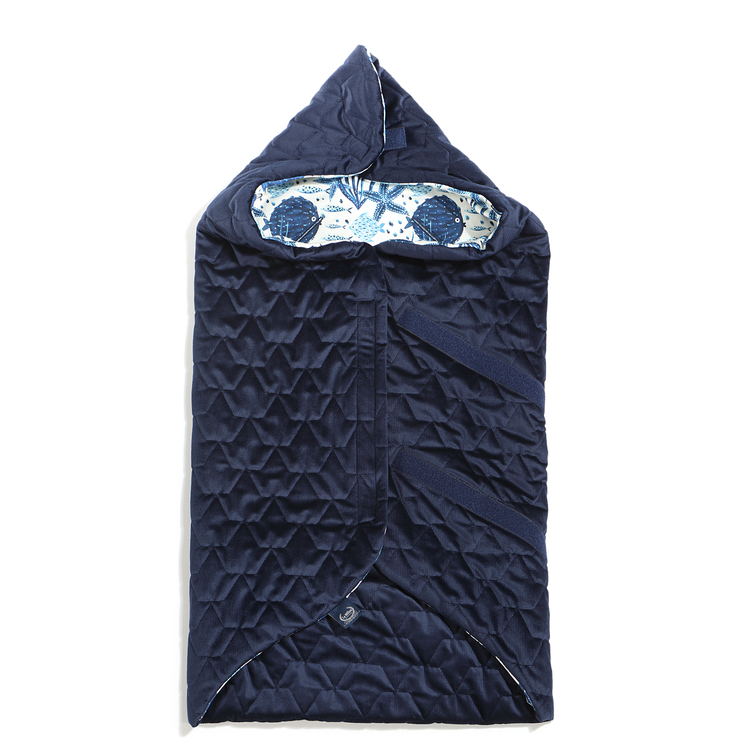 La Millou Otulacz do fotelika Santorini Velvet Royal Navy