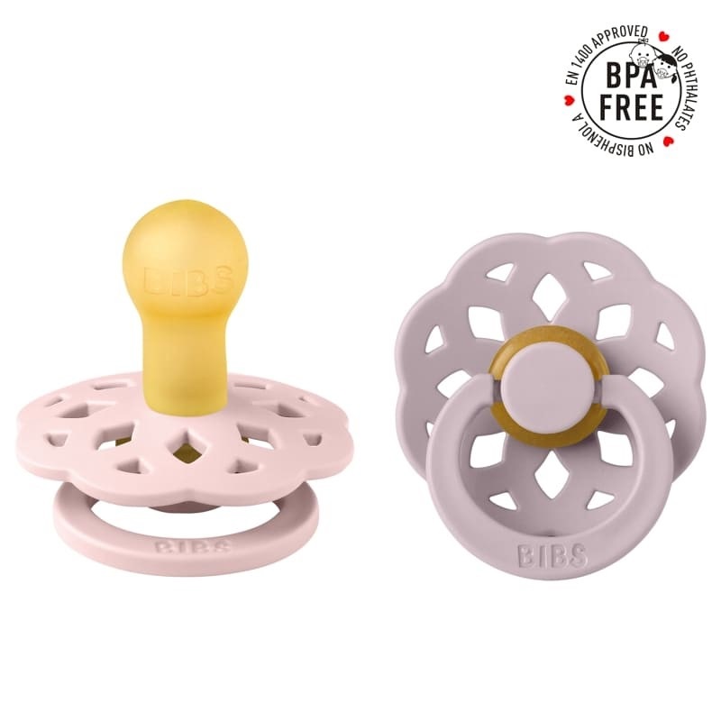 Smoczek BIBS Boheme 2-pack Blossom & Dusky Lilac S (0-6m)