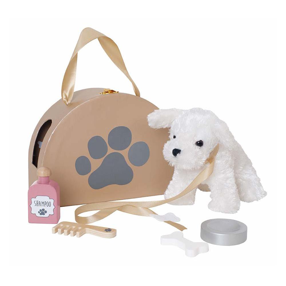 Jabadabado Piesek w torebce z akcesoriami 3+