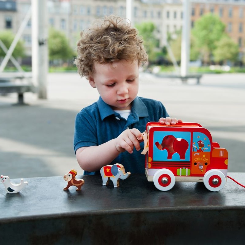 Scratch Samochód Sorter Cyrk do Ciągnięcia +18m