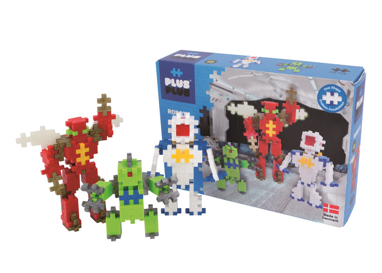 Plus-Plus, Mini Basic - 170 szt. - Roboty