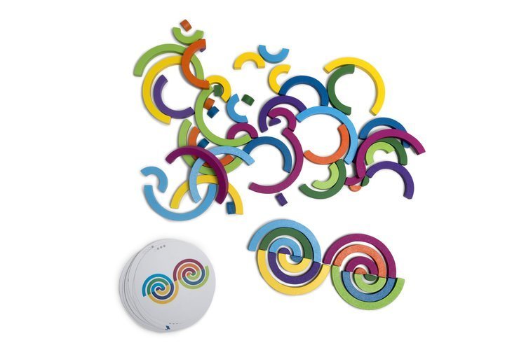 BS Toys Gra Logiczna Tęcza Klocki 6+ | Fabryka Wafelków