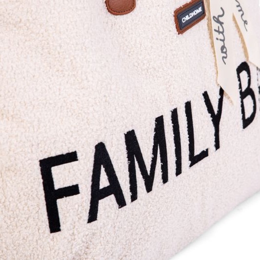 Childhome Torba Family Bag Teddy Bear White - Limitowana Edycja