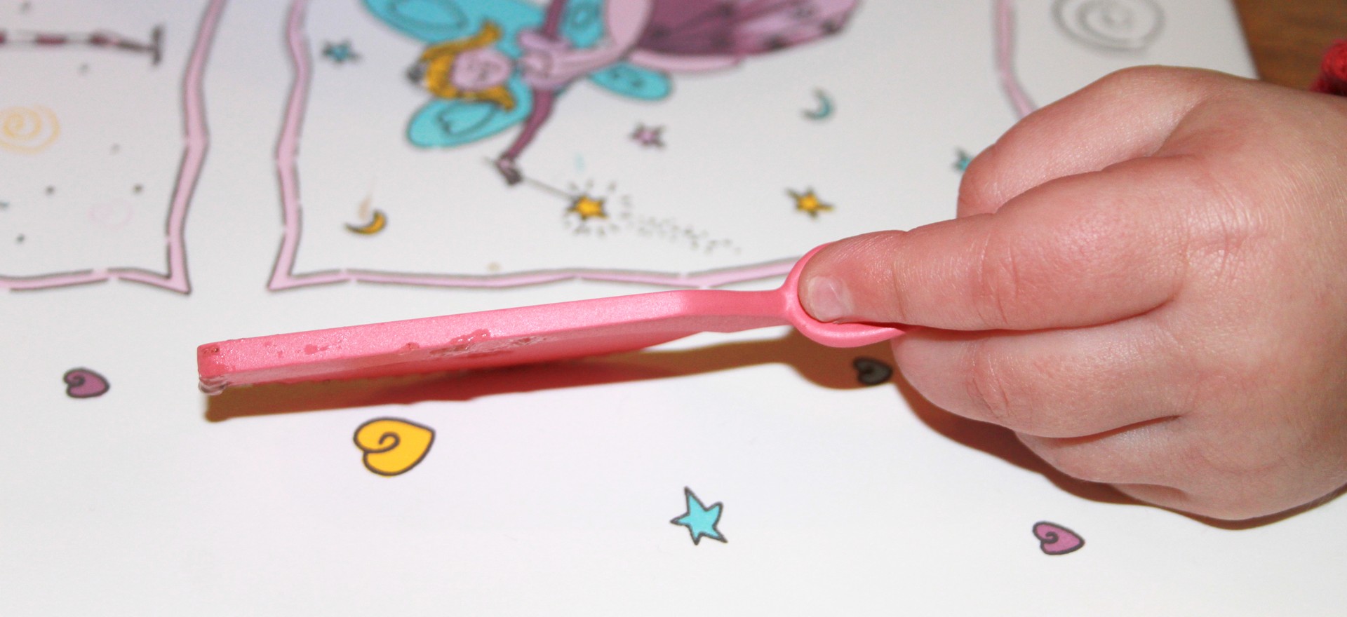 ObBabee Sztućce różowe do nauki jedzenia 1+