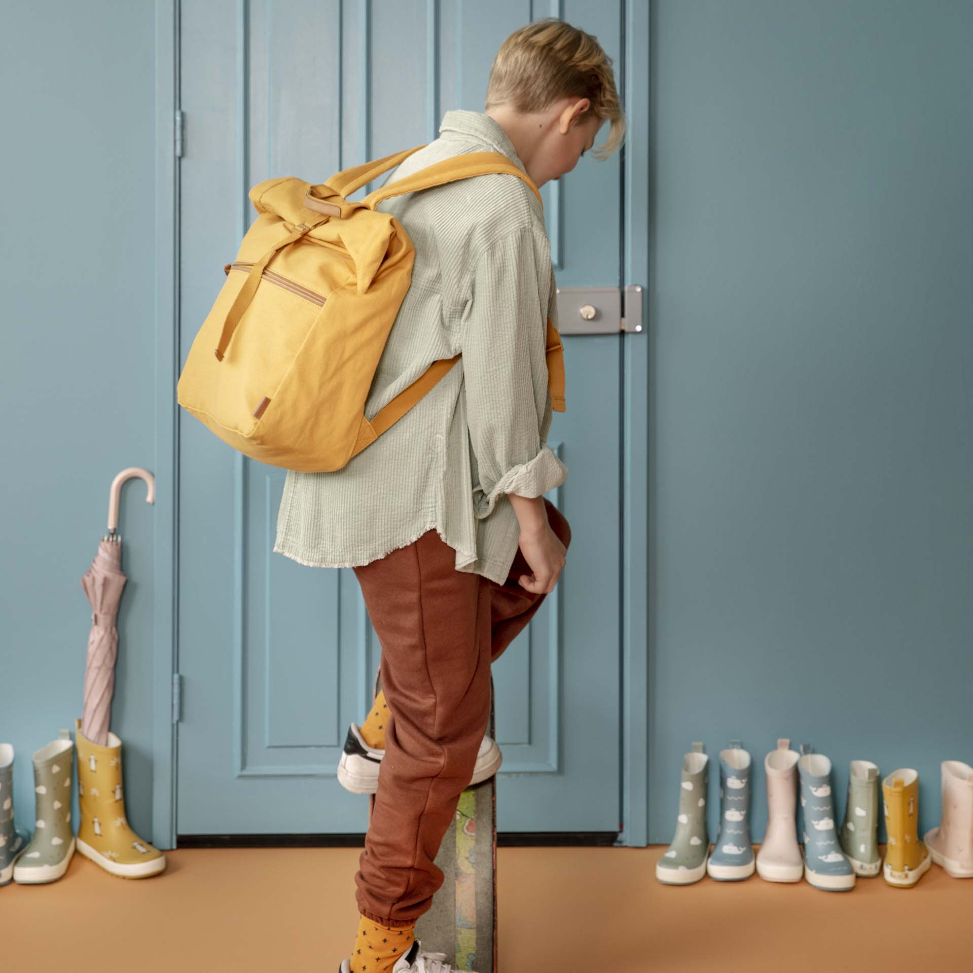 Fresk, Duży plecak Uni Amber gold