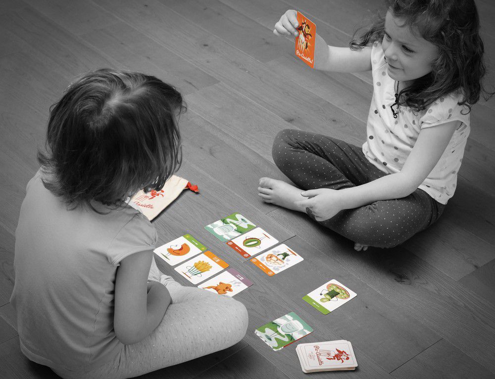 Les Jouets Libres Karty Pic-Assiette Edukacyjna Gra 4+