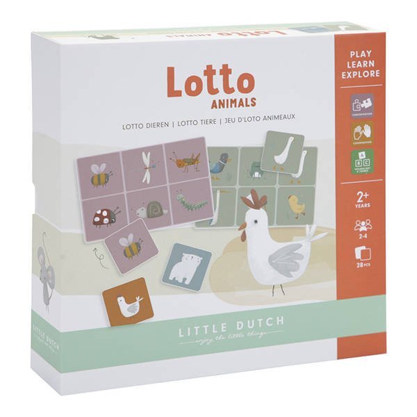 Little Dutch Gra Lotto Edukacyjna 2+ | Memory
