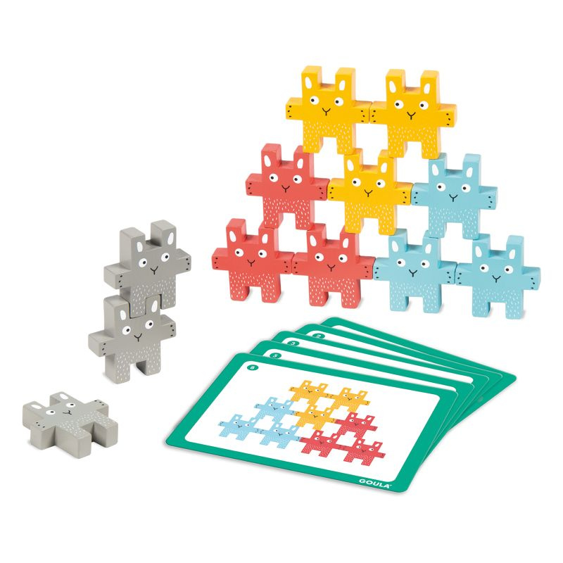 Goula Gra Układanie wieży 2+ Edukacyjna