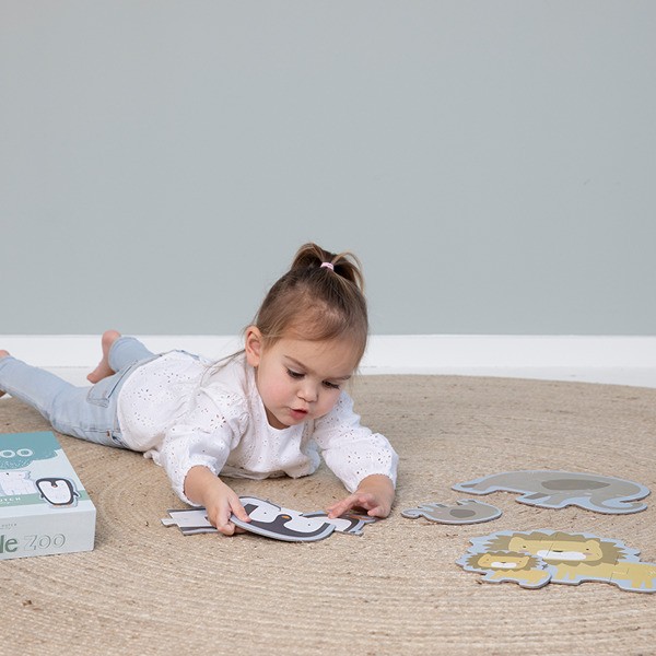 Little Dutch, Puzzle Zoo-6 elementów