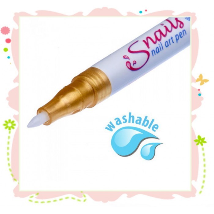 Złoty lakier w pisaku Nail Art Pen Gold Bear 1 szt.